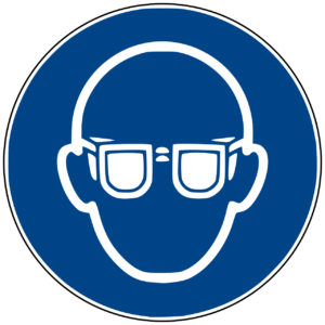 Wear Eye Protection Sign (ISO 7010)